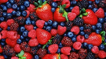 Frozen fruits and berries