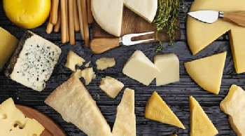Large range of cheeses